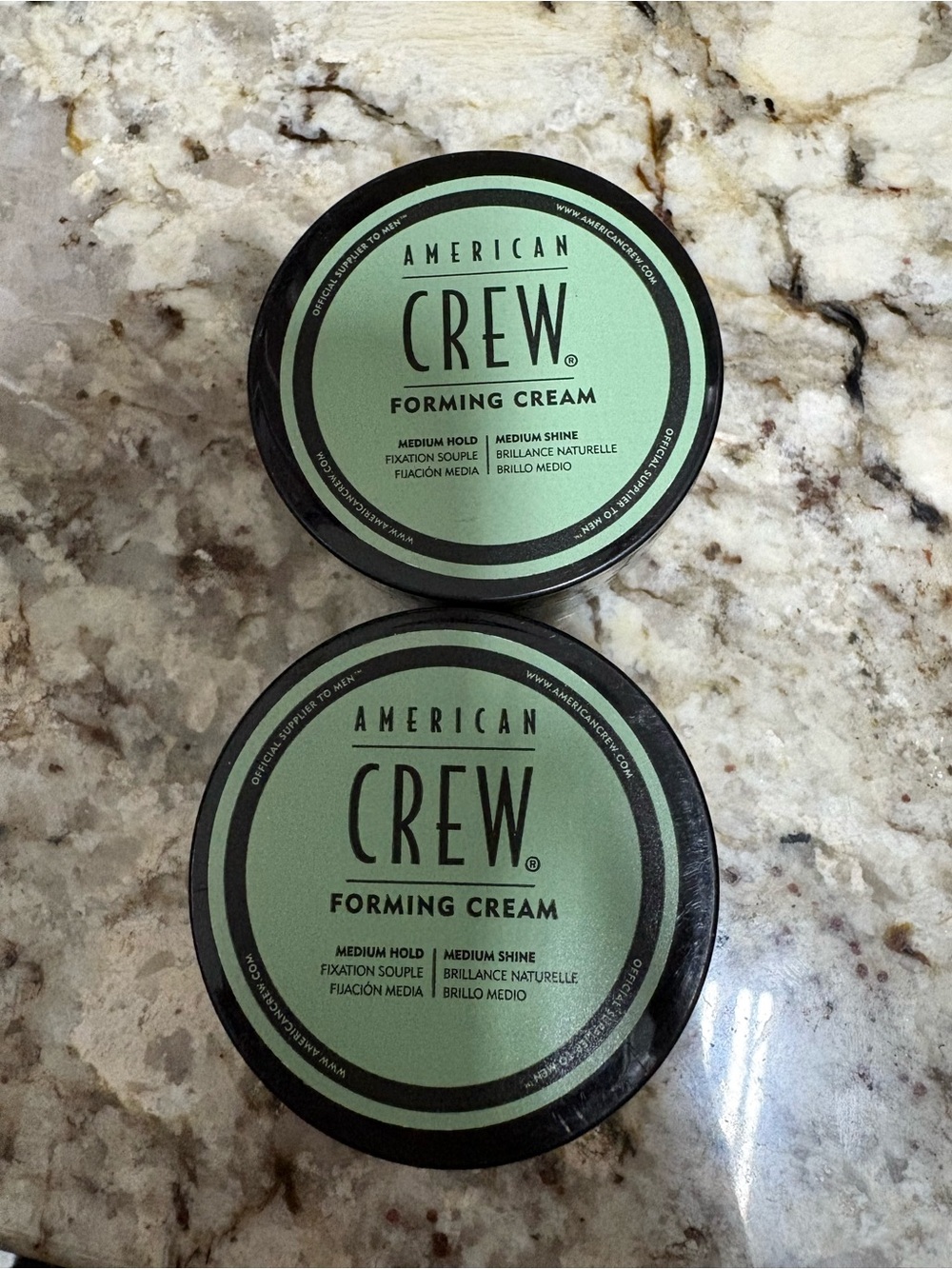 2 AMERICAN CREW FOAMING CREAMS SIMILAR TO GEL $40 VALUE